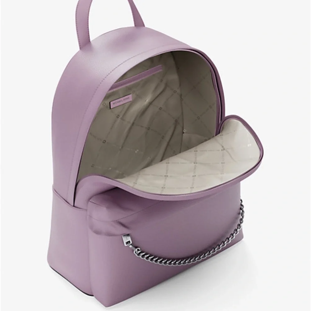 MICHAEL KORS Slater Medium Chain Backpack Quartz NWT